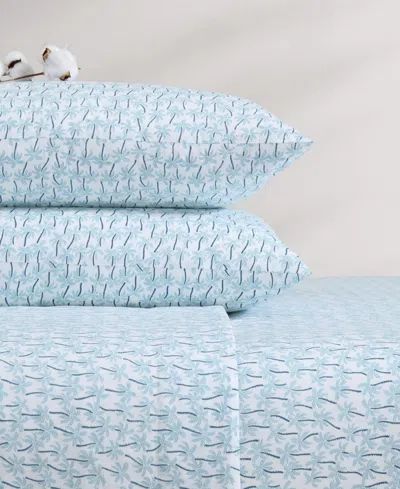 Tommy Bahama Home Cotton Percale 4 Piece Sheet Set, King