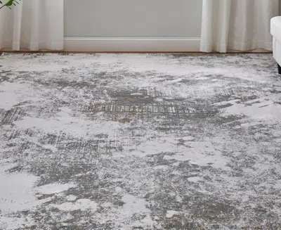 Feizy Waldor 39ndf 6'7"x9'6" Area Rug In Gray