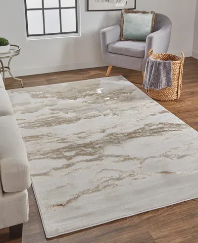 Feizy Aura 3727f 8'x10' Area Rug In Gray