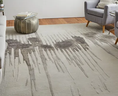 Feizy Anya 8882f 5'x8' Area Rug In Neutral
