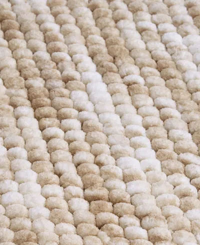 French Connection Space Dye Chunky Chenille 2-pc. Bath Rug Set In Neutral
