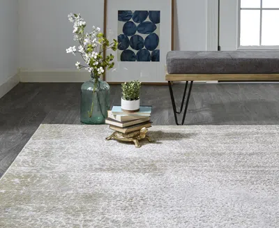 Feizy Aura 3739f 8'x10' Area Rug In Green