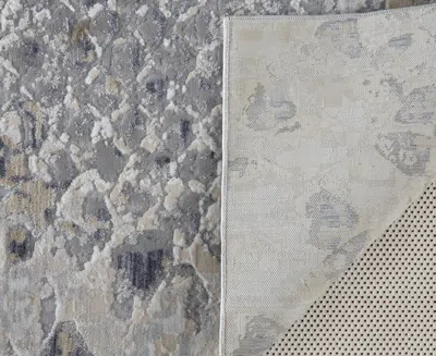 Feizy Laina 39gif 3'x10' Runner Area Rug In Gray