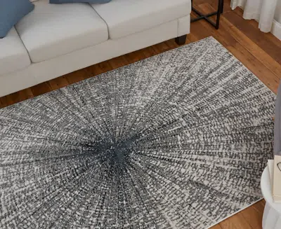 Feizy Micah 39ltf 5'x8' Area Rug In Gray