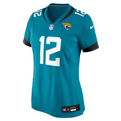Nike Travis Hunter Teal Jacksonville Jaguars 2025 Nfl Draft First Round Pick Team Game Player Jersey In Blue