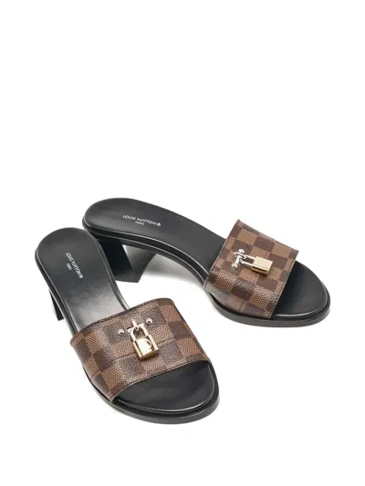 Pre-owned Louis Vuitton 45mm Lock It Sandals