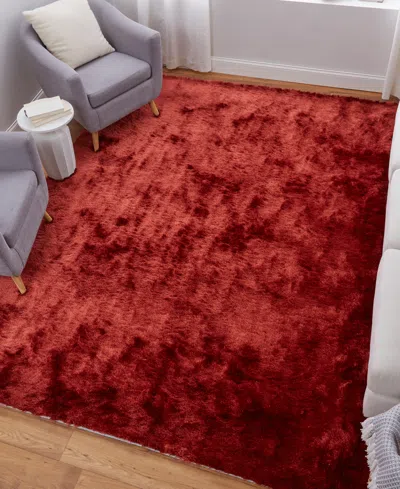Feizy Indochine 4550f 4'9"x7'6" Area Rug In Red