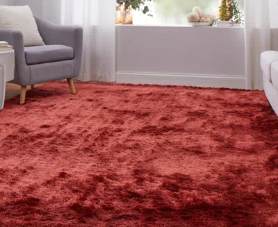 Feizy Indochine 4550f 4'9"x7'6" Area Rug In Red
