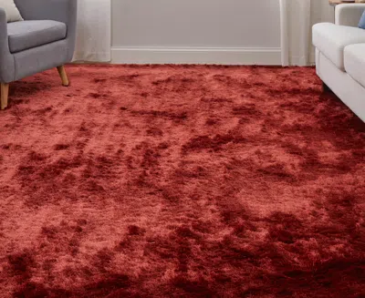 Feizy Indochine 4550f 4'9"x7'6" Area Rug In Red