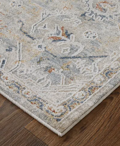 Feizy Pasha 39m6f 7'10"x10'3" Area Rug In Gray