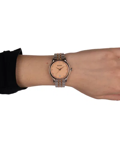 Balmain Women's Swiss Beleganza Diamond (1/20 Ct. T.w.) Two-tone Stainless Steel Bracelet Watch 32mm