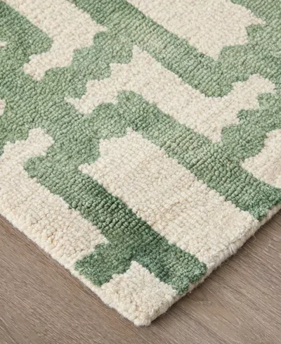 Feizy Lorrain 8919f 2'x3' Area Rug In Green