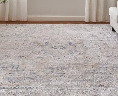 Feizy Pasha 39m5f 5'x7'6" Area Rug In Gray