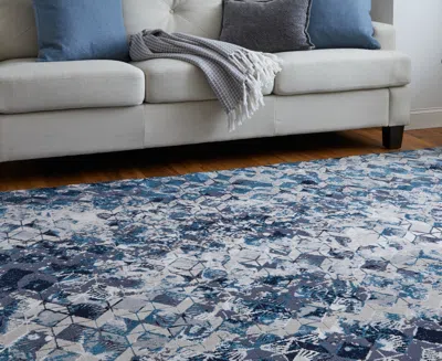 Feizy Indio 39h0f 8'x10' Area Rug In Blue