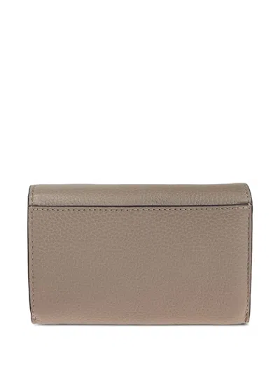 Michael Michael Kors Leather Wallet In Brown