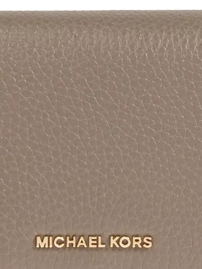 Michael Michael Kors Leather Wallet In Brown