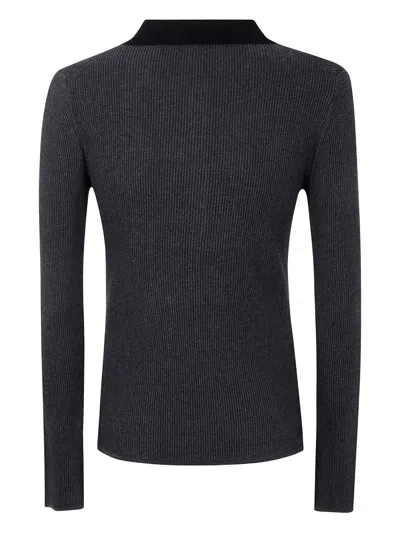 Paul Smith Knitwear Long Sleeves Top In Black