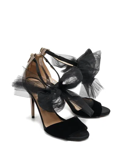 Pre-owned Jimmy Choo 110mm Bow-detailing Heeled Sandals