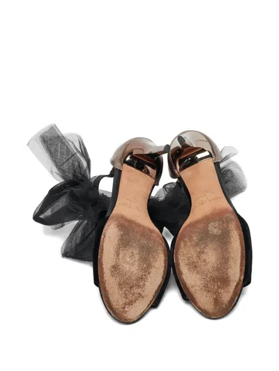 Pre-owned Jimmy Choo 110mm Bow-detailing Heeled Sandals