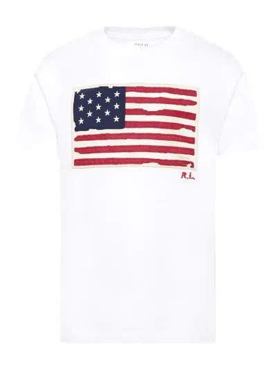 Polo Ralph Lauren Graphic-print T-shirt In White