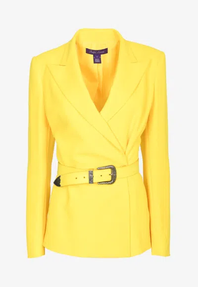 Ralph Lauren Single-breasted Blazer With Belt