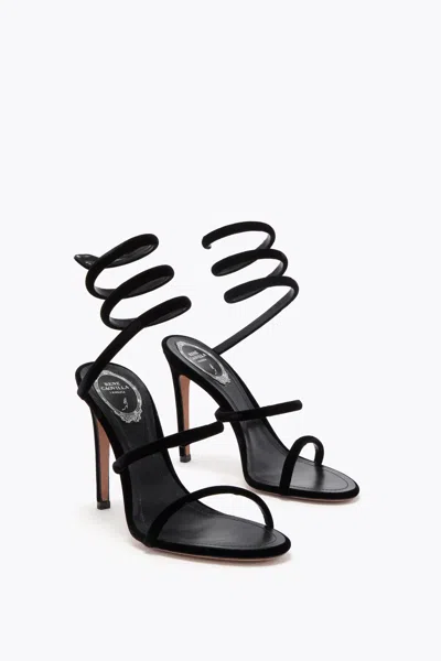 René Caovilla Flat Sandals Rene Caovilla Woman Color Black