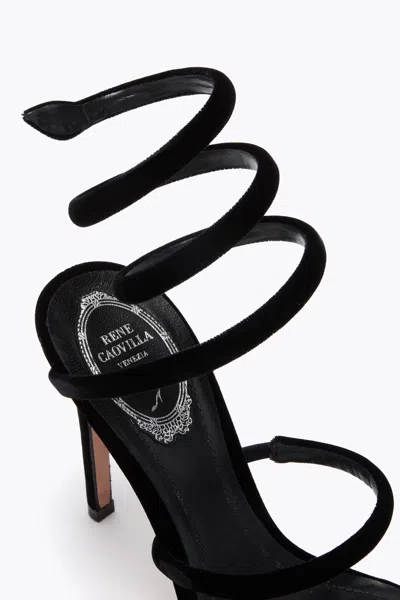 René Caovilla Flat Sandals Rene Caovilla Woman Color Black