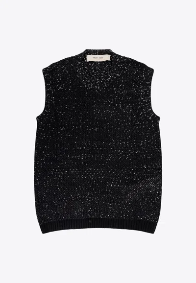 Golden Goose Db Sleeveless V-neck Sweater