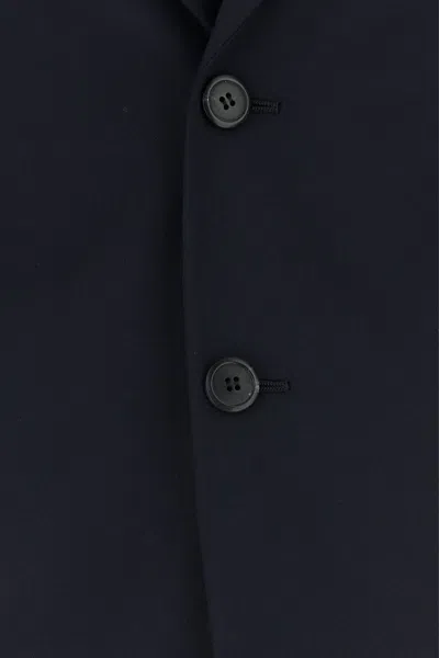 Prada Completo In Misto Lana Nera  Uomo In Black