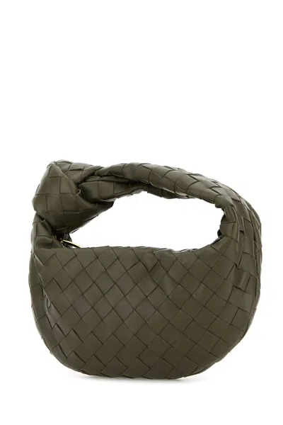 Bottega Veneta Borsa A Mano Jodie Mini In Nappa Verde Militare  Donna