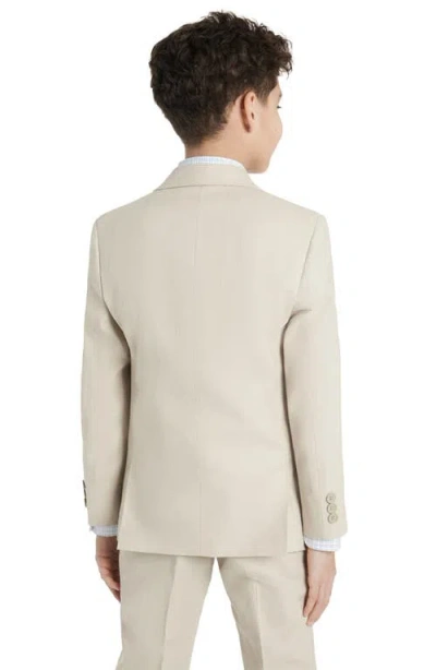 Tallia Kids' Linen Blend Sport Coat In Nude