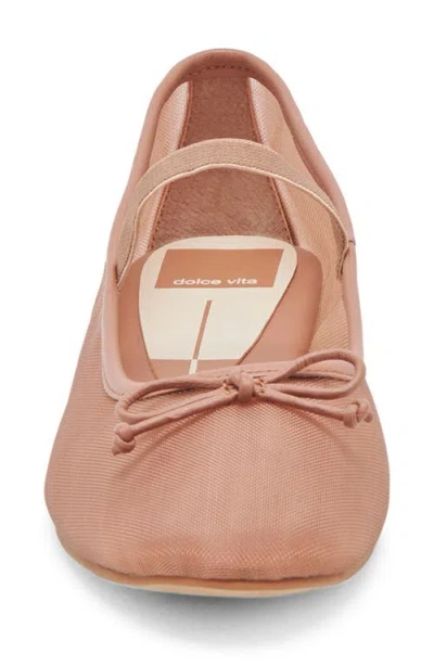 Dolce Vita Cadel Ballet Flats Black Pearls In Gold