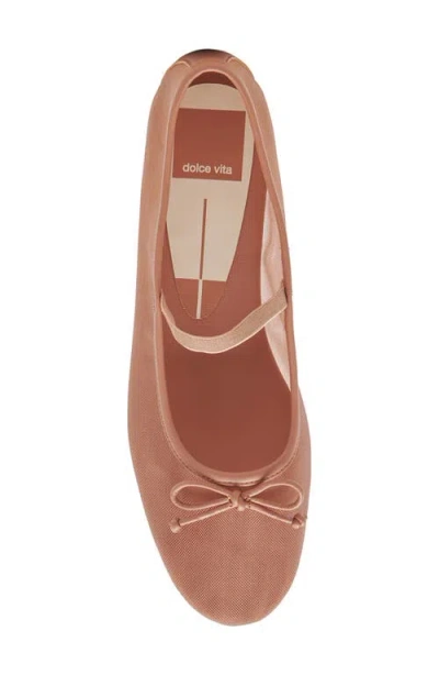 Dolce Vita Cadel Ballet Flats Black Pearls In Gold