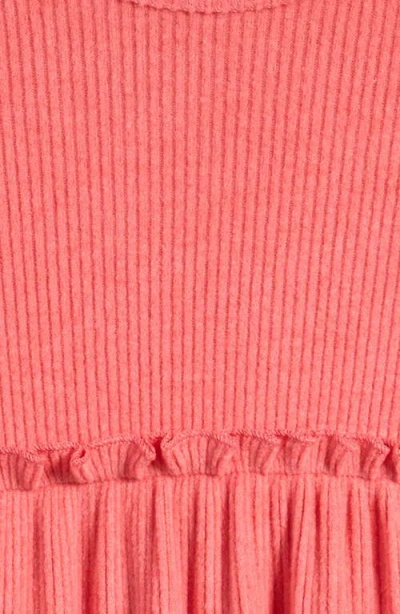Tucker + Tate Kid's Ruffle Long Sleeve Dress In Pink
