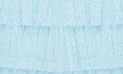 Habitual Kids Kids' Ruffle Sweatshirt Dress In Blue
