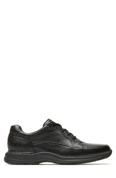 Rockport Edge Hill Apron Toe Sneaker In Black