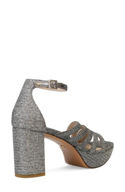 Pelle Moda Amber Ankle Strap Platform Sandal