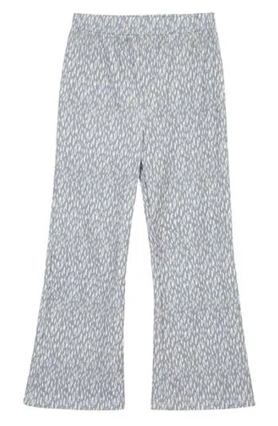 Peek Aren't You Curious Kids' Print Flare Pants In Gray