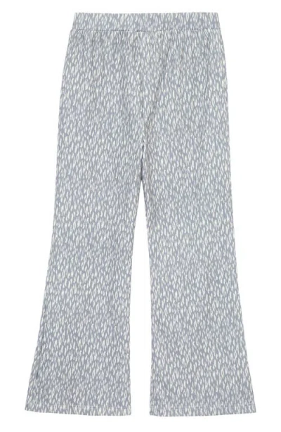 Peek Aren't You Curious Kids' Print Flare Pants In Gray