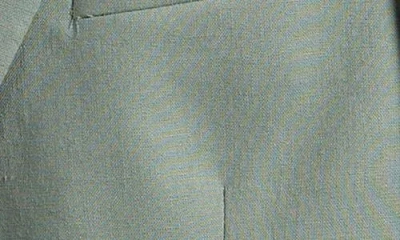 Tallia Kids' Solid Green Linen Blend Sport Coat In Gray