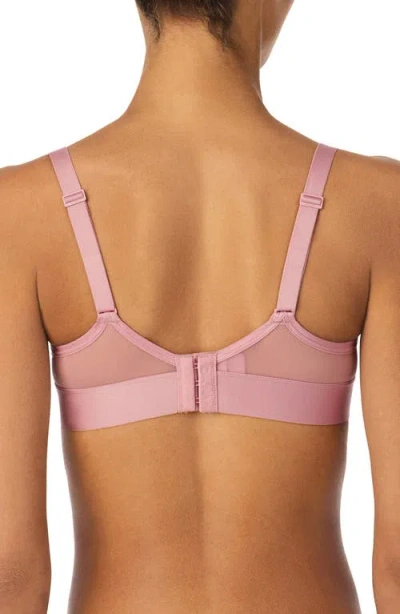 Dkny Sheers Convertible Unlined Bra In Purple