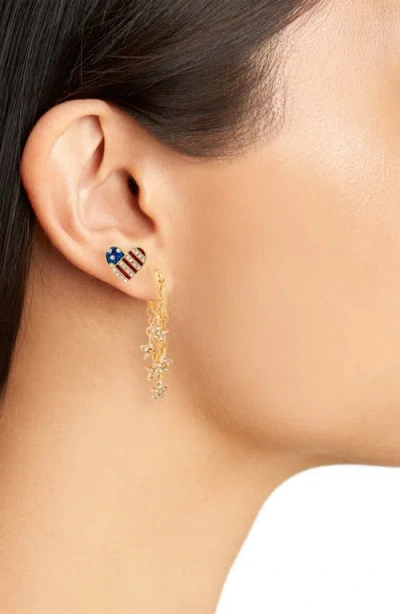 Baublebar Americana 2-piece Stud & Hoop Earrings Set