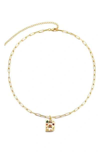 Adornia Initial Pendant Necklace