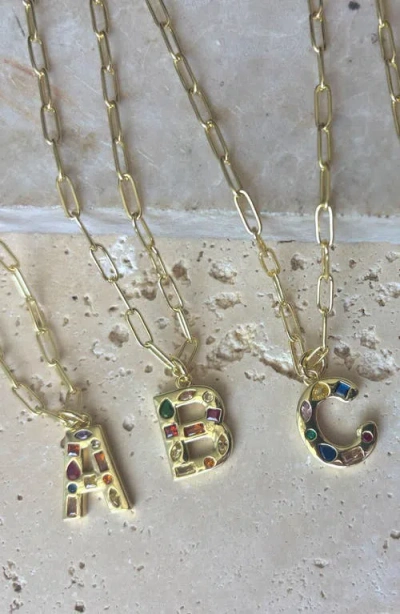 Adornia Initial Pendant Necklace