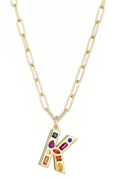 Adornia Initial Pendant Necklace