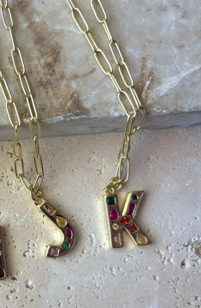 Adornia Initial Pendant Necklace