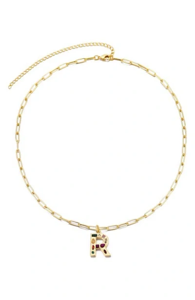 Adornia Initial Pendant Necklace
