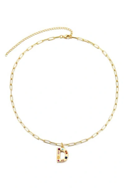 Adornia Initial Pendant Necklace
