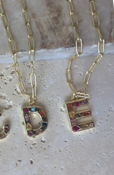 Adornia Initial Pendant Necklace
