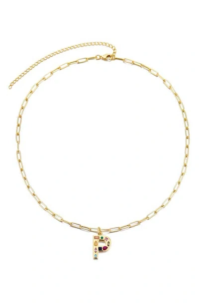 Adornia Initial Pendant Necklace